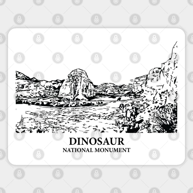Dinosaur National Monument Magnet by Lakeric